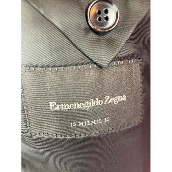 Ermenegildo ZEGNA ***15MilMil15*** Black ITALIAN Sport Jacket 44 R e54 - Picture 5 of 5